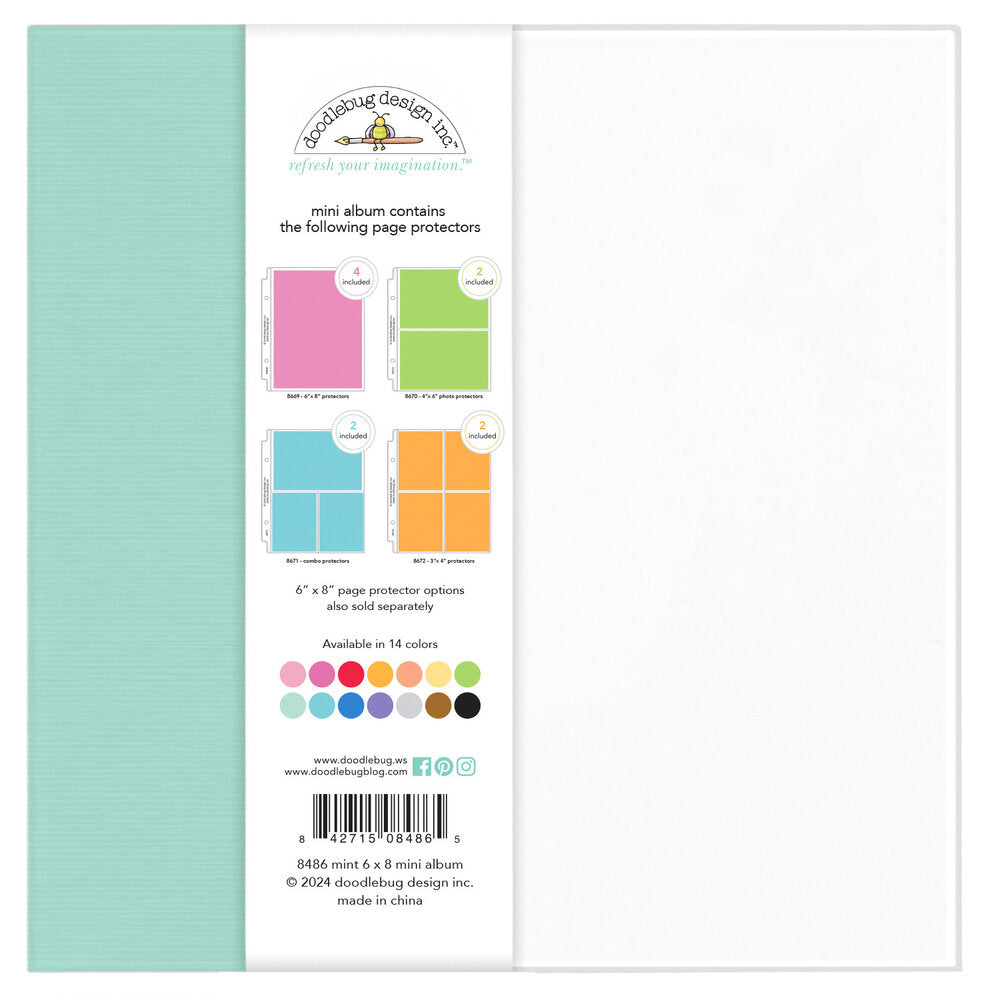 Doodlebug Design - 6x8" Album Mint