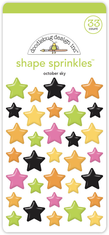 Doodlebug Design - October Sky Shape Sprinkles