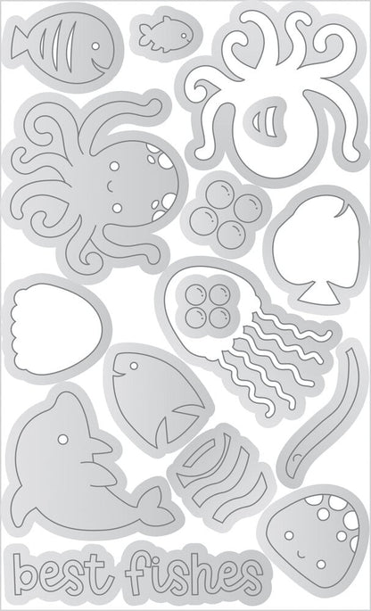 Doodlebug Design - Summer Fun Best Fishes Doodle Cuts
