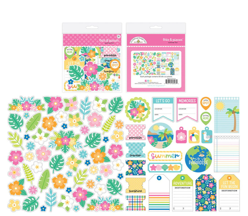 Doodlebug Design - Summer Fun Bits & Pieces