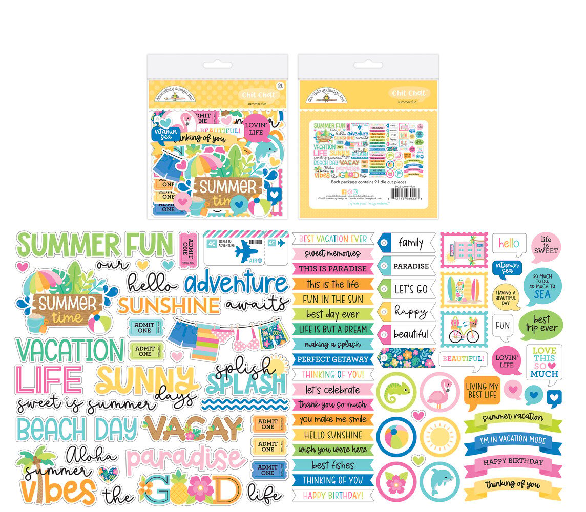 Doodlebug Design - Summer Fun Chit Chat
