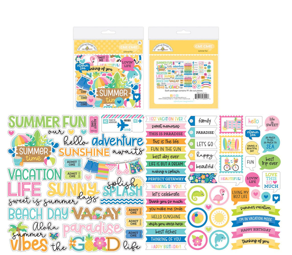 Doodlebug Design - Summer Fun Chit Chat