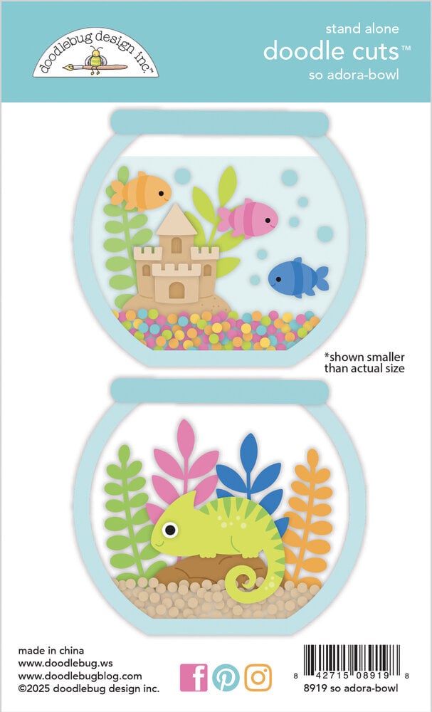 Doodlebug Design - Summer Fun So Adora-Bowl Doodle Cuts