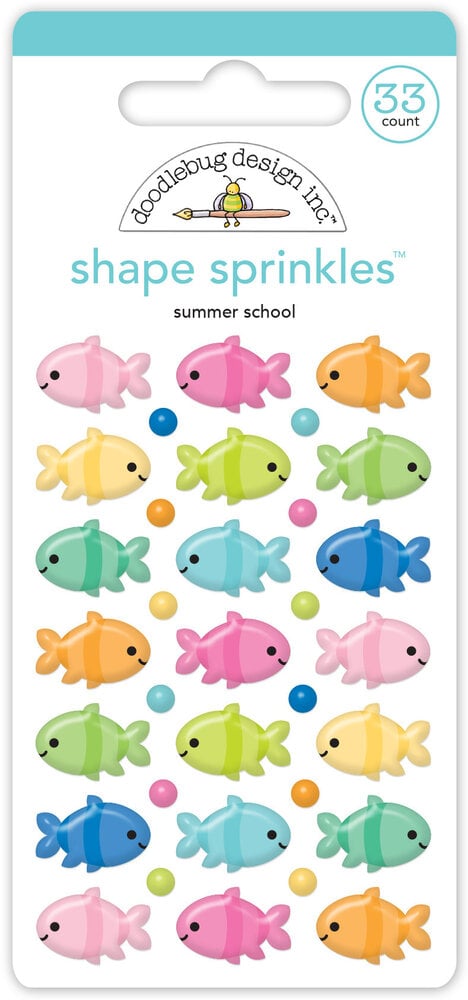 Doodlebug Design - Summer Fun Summer School Shape Sprinkles