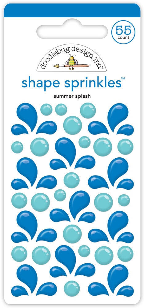 Doodlebug Design - Summer Fun Summer Splash Shape Sprinkles