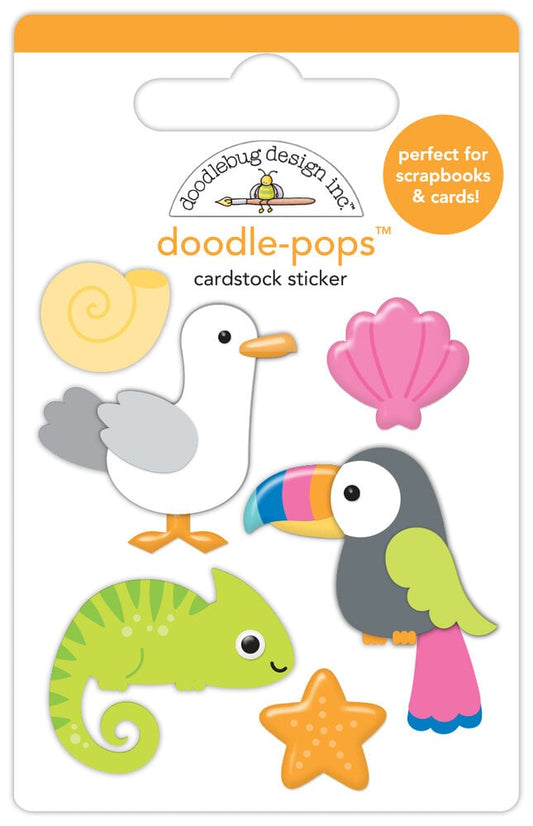 Doodlebug Design - Summer Fun Tropical Trio Doodle-Pops