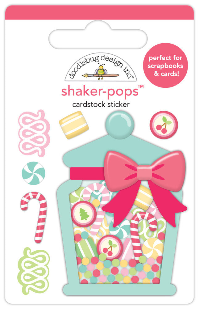 Doodlebug Design - Tinsel Time Christmas Candy Shaker-Pops