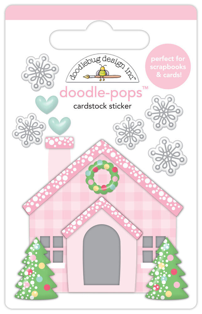 Doodlebug Design - Tinsel Time Christmas Cottage Doodle-Pops