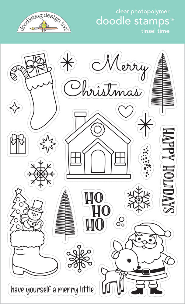 Doodlebug Design - Tinsel Time Doodle Stamps