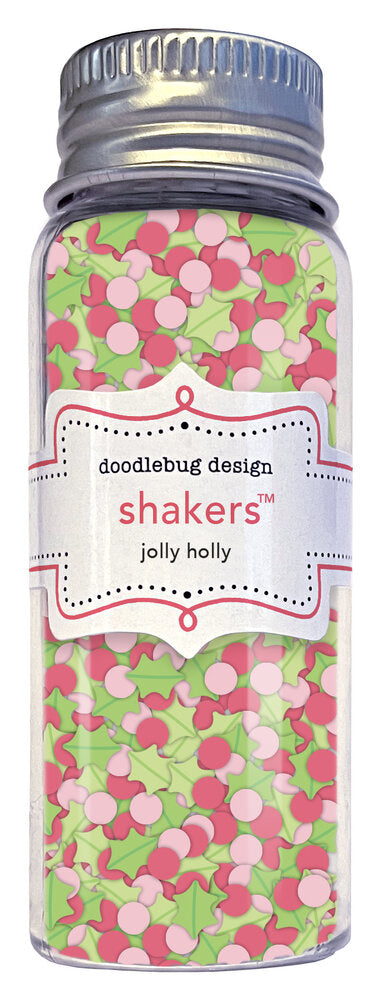 Doodlebug Design - Tinsel Time Jolly Holly Shakers