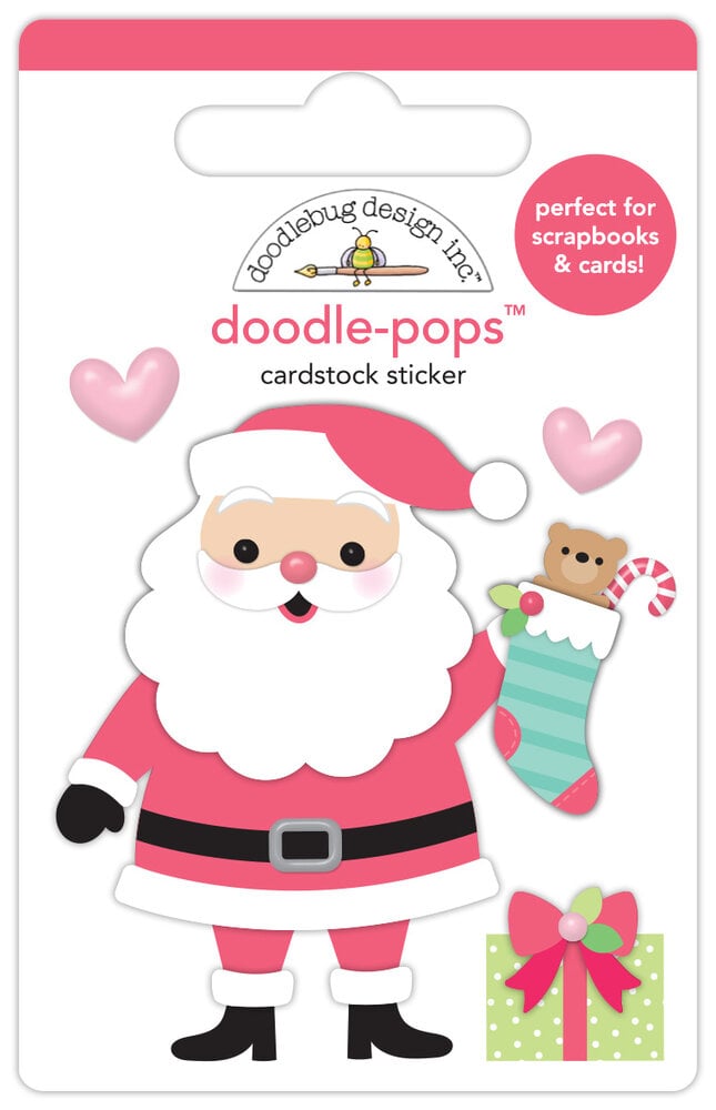 Doodlebug Design - Tinsel Time Jolly St. Nick Doodle-Pops