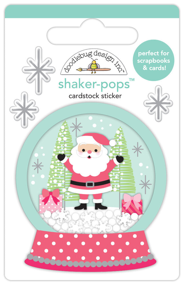 Doodlebug Design - Tinsel Time Merry Little Christmas Shaker-Pops