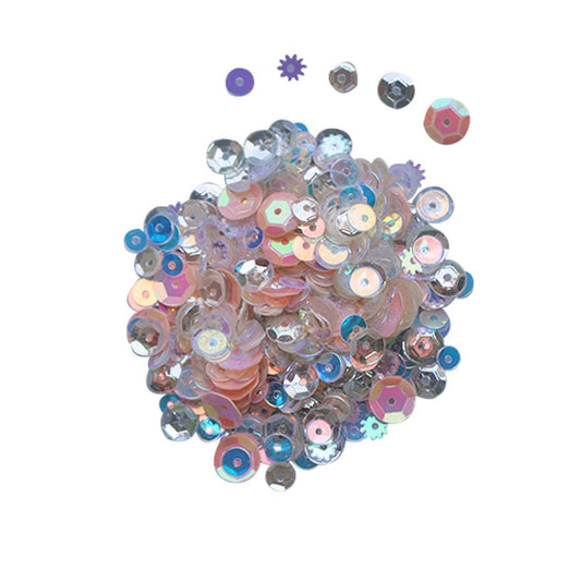 dress my craft sequins Pink Star & Heart Mix Sequins