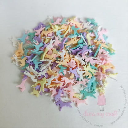 Dress My Craft - Shaker Slices Pastel Unicorns