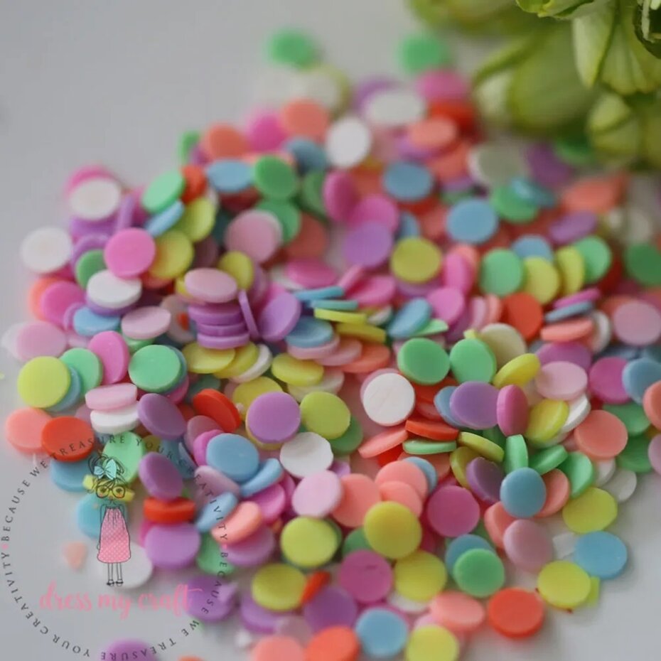 Dress My Craft - Shaker Slices Tropical Confetti