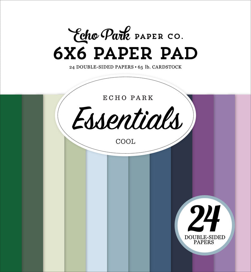 Echo Park - Cool Essentials Paper Pad 6x6"