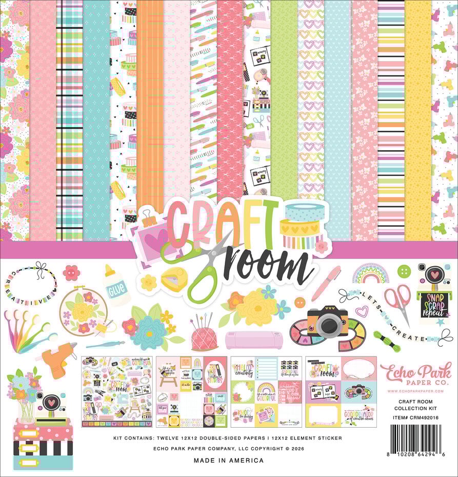 Echo Park - Craft Room Collection Kit 12x12"
