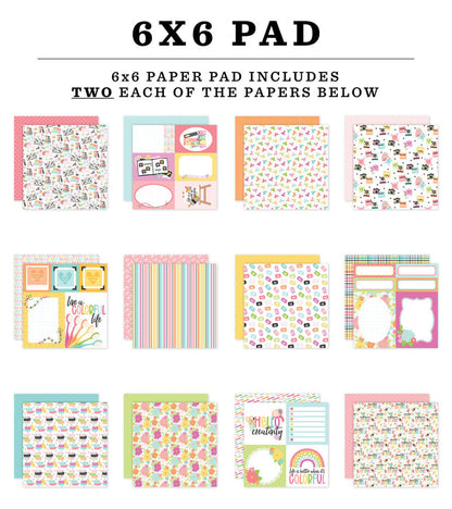 Echo Park - Craft Room Paper Pad 6x6"