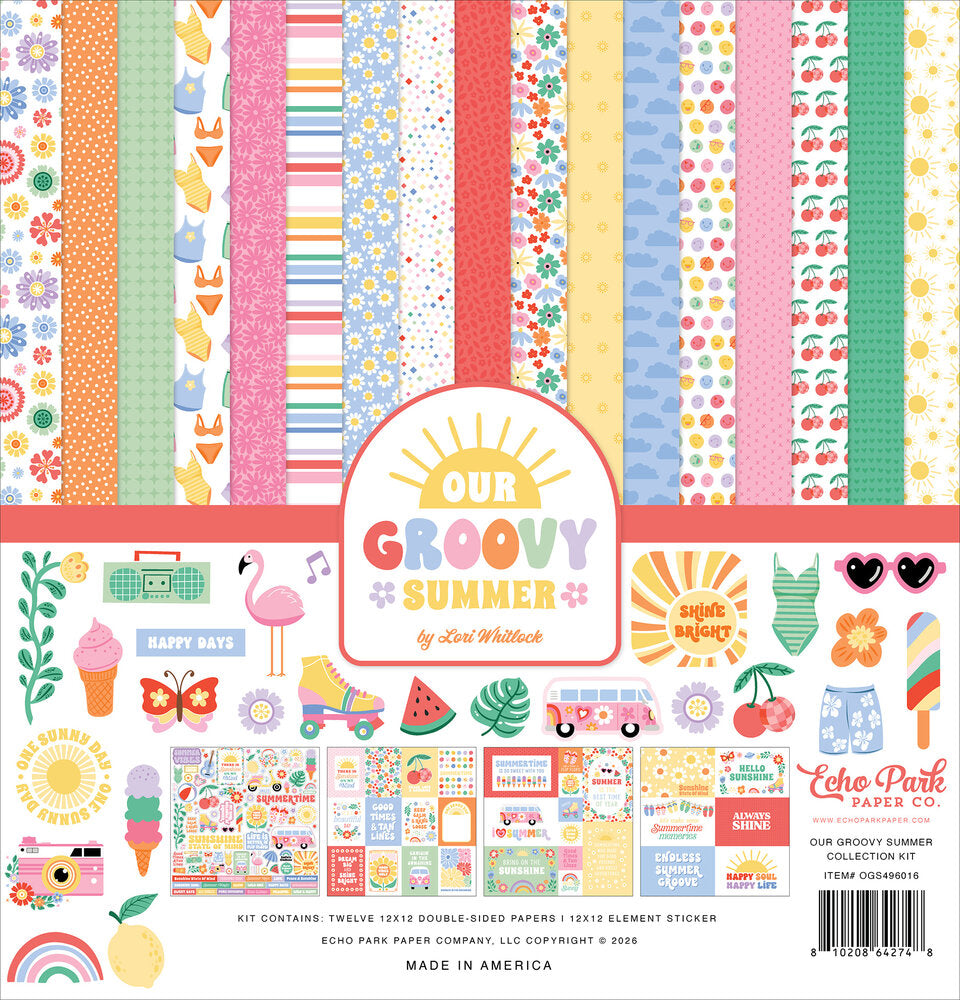Echo Park - Our Groovy Summer Collection Kit 12x12"