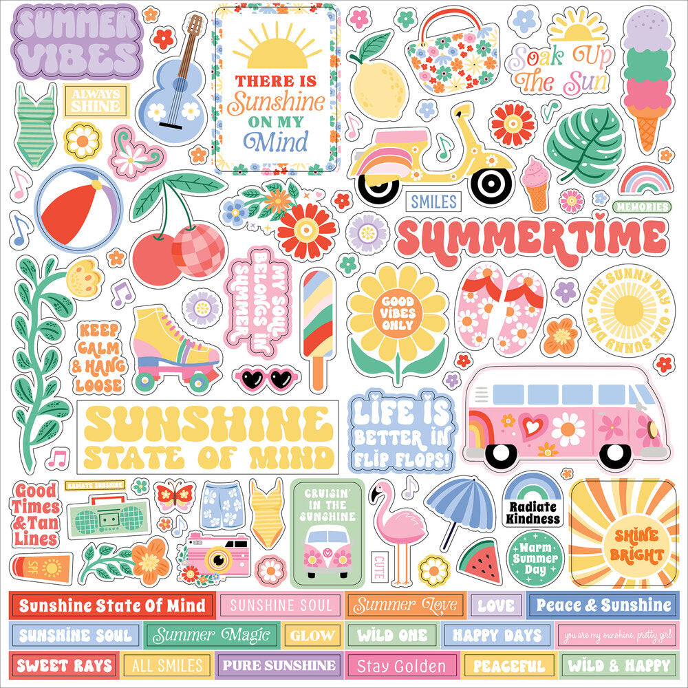 Echo Park - Our Groovy Summer Collection Kit 12x12"