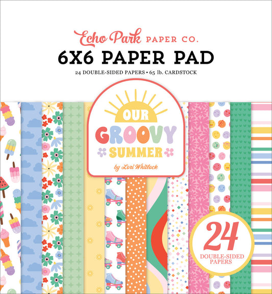 Echo Park - Our Groovy Summer Paper Pad 6x6"