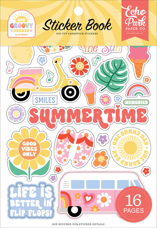 Echo Park - Our Groovy Summer Sticker Book