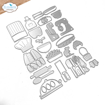 Elizabeth Craft Designs - Living it Up Dies Baking Accessories