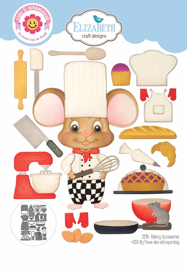 Elizabeth Craft Designs - Living it Up Dies Baking Accessories