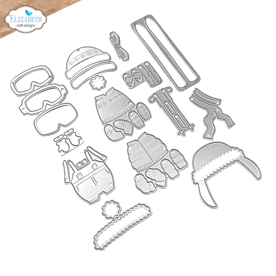 Elizabeth Craft Designs - Living It Up Big Mouse Winter Accessories