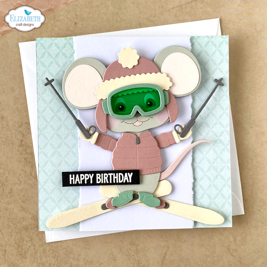 Elizabeth Craft Designs - Living It Up Big Mouse Winter Accessories