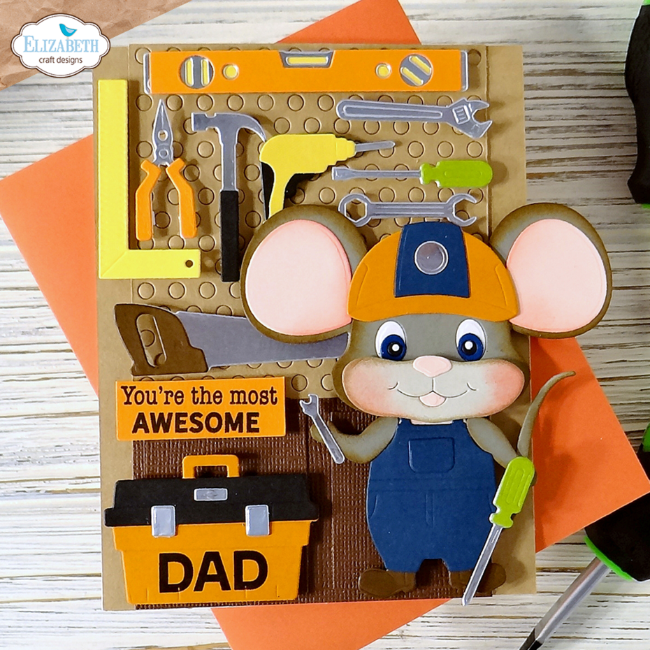 Elizabeth Craft Designs - Living it Up Dies Construction Accessories