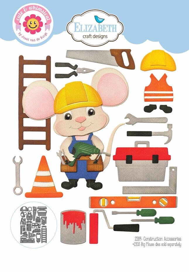 Elizabeth Craft Designs - Living it Up Dies Construction Accessories