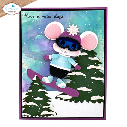 Elizabeth Craft Designs - Living It Up Little Mouse Winter Accessories