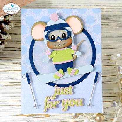 Elizabeth Craft Designs - Living It Up Little Mouse Winter Accessories