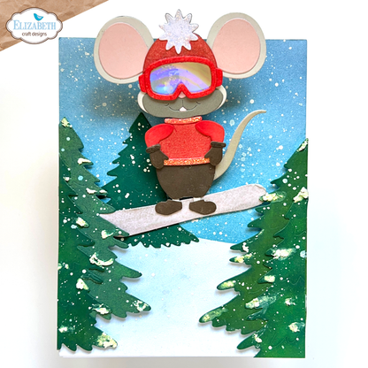 Elizabeth Craft Designs - Living It Up Little Mouse Winter Accessories