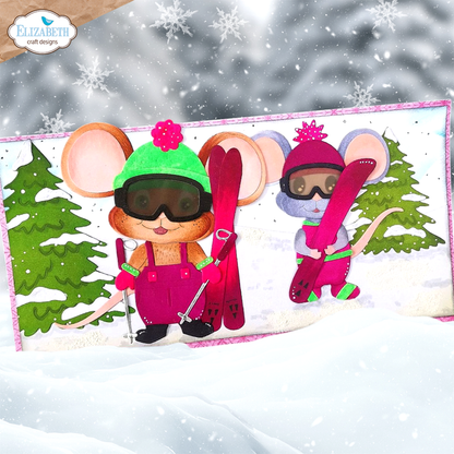 Elizabeth Craft Designs - Living it Up Dies Winter Scenery Accessories