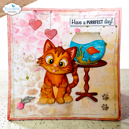 Elizabeth Crafts Designs - Meet the Cats Die Cat Accessories