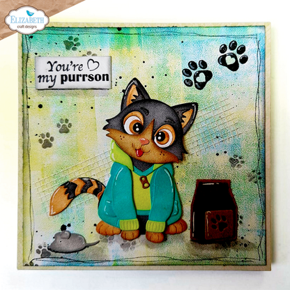 Elizabeth Craft Designs - Meet the Cats Die Cat Clothing Accessories
