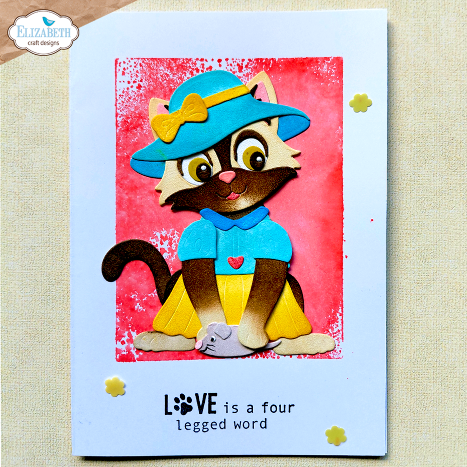 Elizabeth Craft Designs - Meet the Cats Die Cat Clothing Accessories