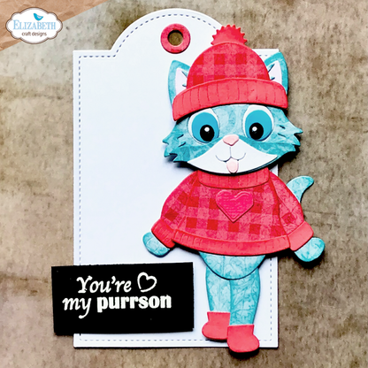 Elizabeth Craft Designs - Meet the Cats Die Cat Clothing Accessories