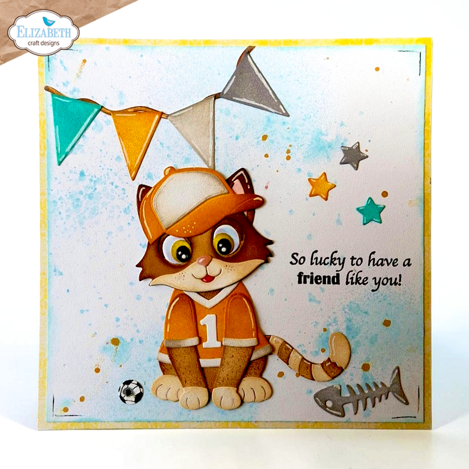 Elizabeth Craft Designs - Meet the Cats Die Cat Clothing Accessories