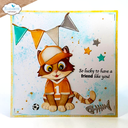 Elizabeth Craft Designs - Meet the Cats Die Cat Clothing Accessories