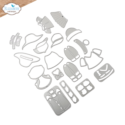 Elizabeth Craft Designs - Meet the Cats Die Cat Clothing Accessories