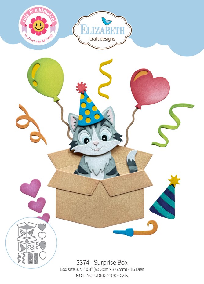 Elizabeth Craft Designs - Meet the Cats Die Surprise Box