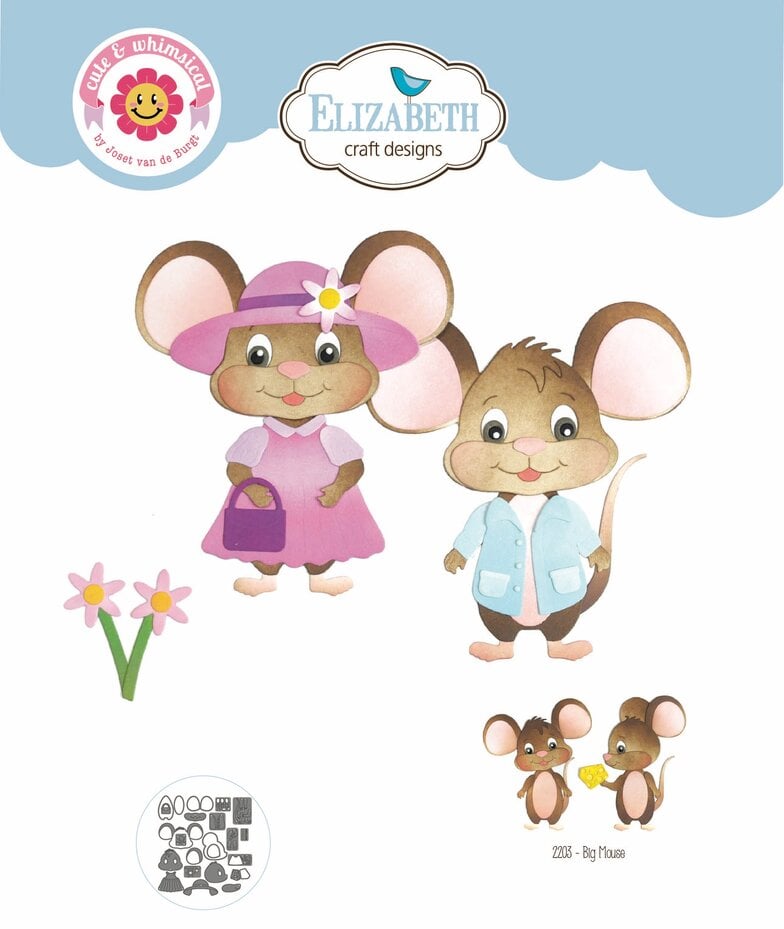 Elizabeth Craft Designs - Meet the Mice Dies Big Mouse