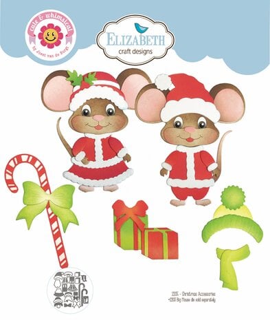 Elizabeth Craft Designs - Meet the Mice Dies Christmas Accessories