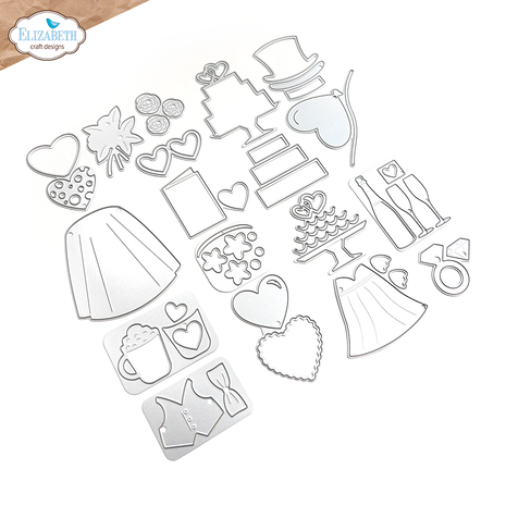 Elizabeth Craft Designs - Meet the Mice Dies Valentines and Wedding Accessories