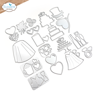 Elizabeth Craft Designs - Meet the Mice Dies Valentines and Wedding Accessories