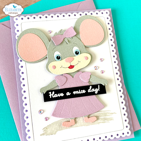 Elizabeth Craft Designs - Meet the Mice Dies Valentines and Wedding Accessories