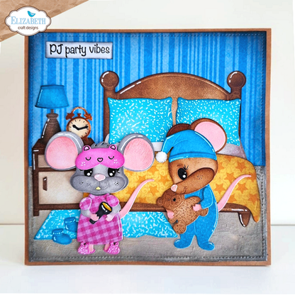 Elizabeth Craft Designs Snuggle Season Die Bedtime by Cute & Whimsical (2383)